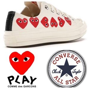 Comme des Garcons Play X Converse Chuck Taylor Shoes